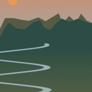 Monsoon Ridge Landscape — Canvas Wall Painting