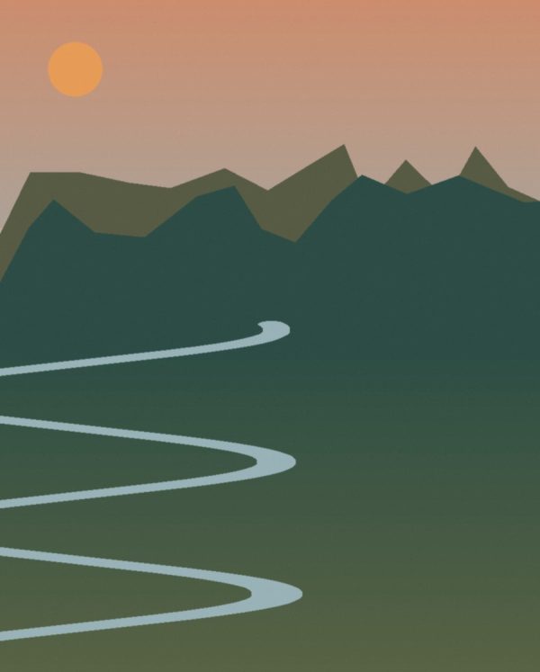 Monsoon Ridge Landscape — Canvas Wall Painting