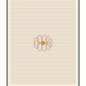 Kantha-style embroidered wall hanging