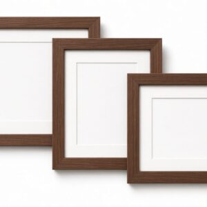 Walnut Gallery Wall Frame Set of Three