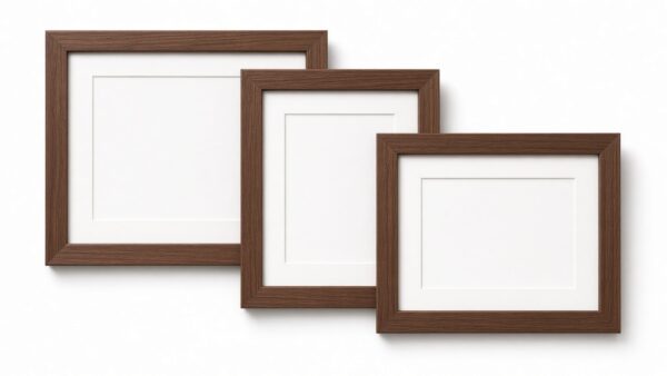 Walnut Gallery Wall Frame Set of Three
