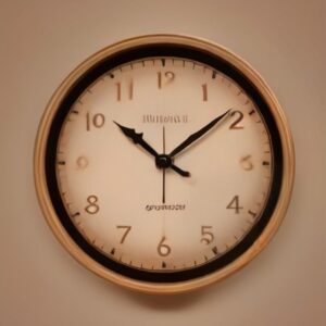 Jaipur Brass Dial Wall Clock
