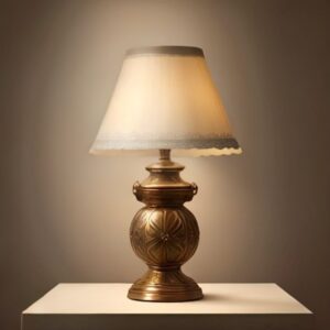 Jaipur Ornate Brass Table Lamp