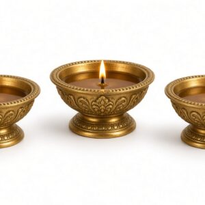 Brass Diya Set of Three