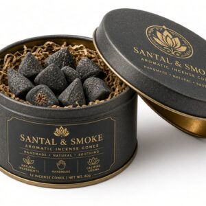 Santal Incense Cone Tin Gift