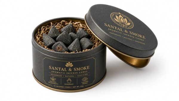 Santal Incense Cone Tin Gift Santal Incense Cone Tin Gift
