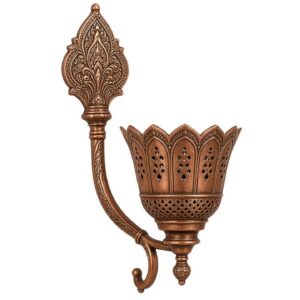 Antique Copper Wall Sconce Holder