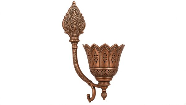 Antique Copper Wall Sconce Holder
