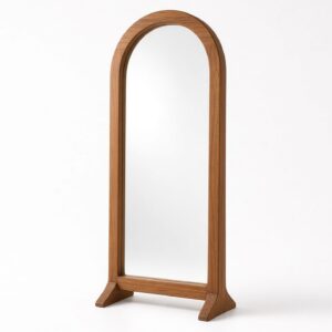 Arched Sheesham Floor Mirror