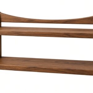 Two-Tier Sheesham Wall Shelf
