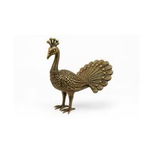 Antique Brass Peacock Gift Figurine