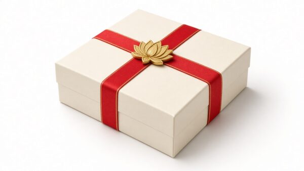 ha-gift-box Handcrafted Festive Gift Box with Brass Accents